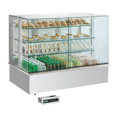 Unitate frigorifică pentru expunere GN 4-1/1 încorporabilă, deschidere laterală - SL PLATINUM+ 4 DS