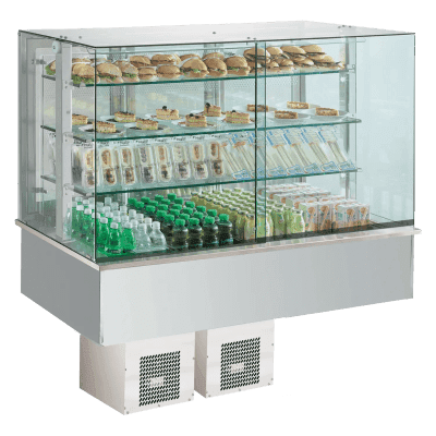 Vitrină frigorifică GN 5-1/1 drop-in, deschidere laterală - SL PLATINUM+ 5 DS