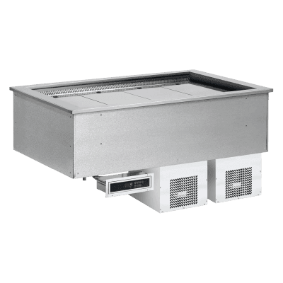 Vitrină frigorifică GN 3-1/1 - 150 mm drop-in - SL BLUE+ 3