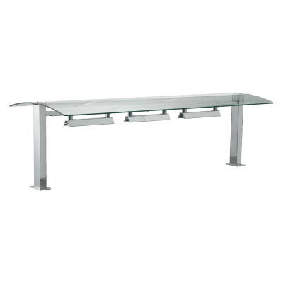 Suprastructură electrică GN 5-1/1, încălzire, sticlă rotunjită - SOV HOT+ 5