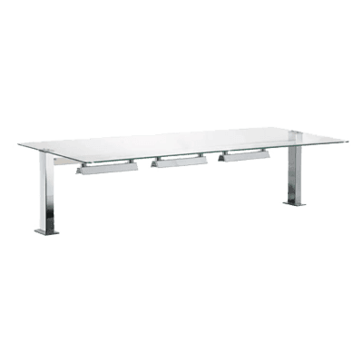 Suprastructură electrică GN 3-1/1, încălzire, sticlă dreaptă - SOV HOT FLAT+ 3