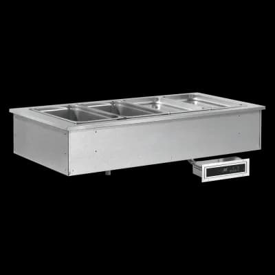 Unitate de servire încălzită, baia maria GN 3-1/1 drop-in - SL RED+ 3