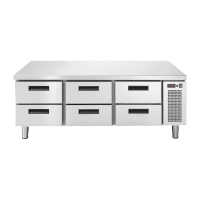 Banc frigorific liniar electric GN 1/1 placă KIT 3x2 sertare - LNSR 703 2Z DKIT