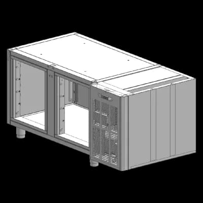 Banc frigorific Box SCH 2D oțel inoxidabil - SCH 2 KOR