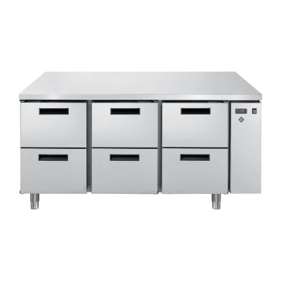 Banc de congelare liniar electric GN 1/1 placă kit 3x2 sertare - LNSF 703 2Z DKIT