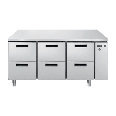 Banc de congelare liniar electric GN 1/1 placă kit 3x2 sertare - LNSF 703 2Z DKIT