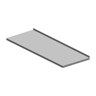 Blat de lucru pentru SCH/SM 3D cu protecție împroșcare - SCH/SM 3 DL