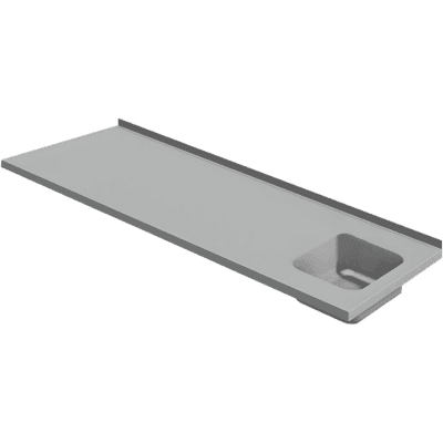 Blat de lucru pentru SCH/SM 4D cu chiuvetă (în dreapta), protecție împroșcare - SCH/SM 4 DSL