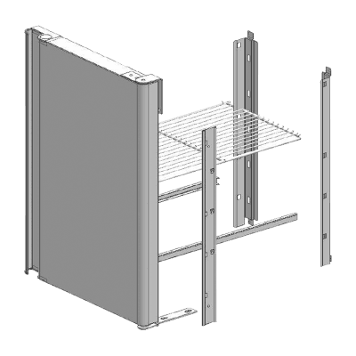 Ușă + ghidaje grătare pentru SCH/SM GN 1/1 - D