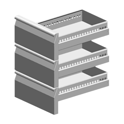 Sertare 1/3 (3 buc) pentru SCH - ZS 3Z