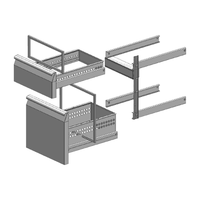 Sertare 1/3 (1buc) + 2/3 (1buc) pentru SCH - ZS 23Z