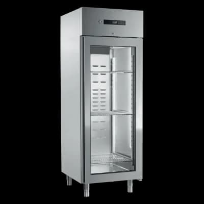 Dulap frigorific 700 l sterilizator, ușă sticlă GN 2/1, inox - ENR 700 G S