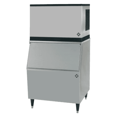 Mașină de gheață răcire cu aer cuburi zar 215 kg / 24 h + rezervor 200 kg - N 215 AZ