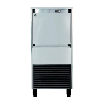 Mașină de gheață 58 kg/24h cuburi goale 40 răcire cu aer cu pompă de scurgere - IMD 5820 W