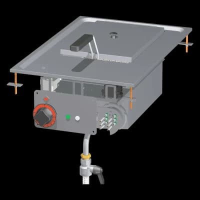 Friteuză electrică încorporabilă 0,66 kW/l, 10 l 400 V - F10D-64ET