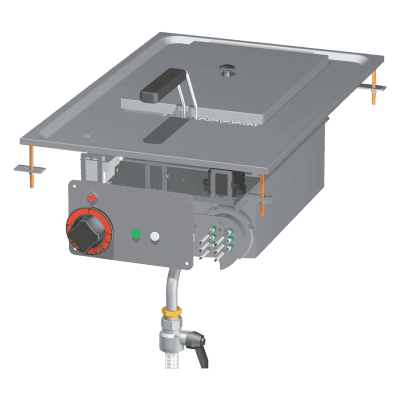 Friteuză electrică încorporabilă 0,66 kW/l, 10 l 400 V - F10D-64ET
