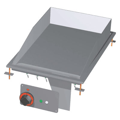 Plită electrică încorporabilă 36x55 netedă 400 V - FTLD-64ET