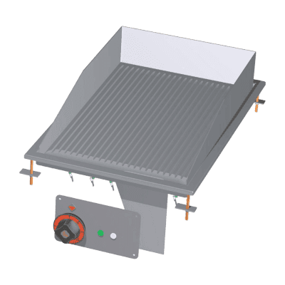 Plită electrică încorporabilă 36x55 striată 400 V - FTRD-64ET