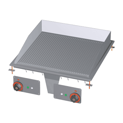 Plită electrică încorporabilă 56x55 striată 400 V - FTRD-66ET