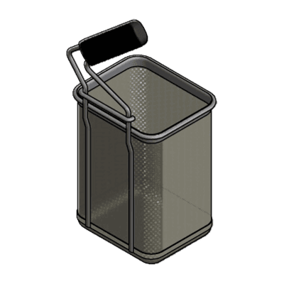 Coș 1/4 pentru CPD-64, CP-74, 1/6 pentru CP-94/98 RM 14x16x20 - K CP L