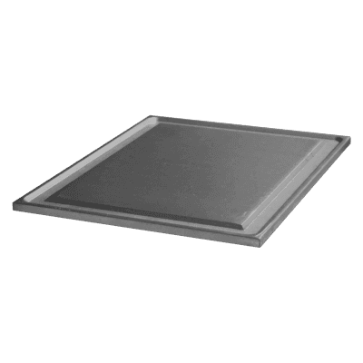 Placă plită netedă dublă pentru grătar inox pentru RM 700/drop-in - PLFT/72