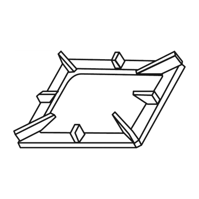 Grătar fontă pentru PCD drop-in - RM - Rošt litinový na PCD drop-in