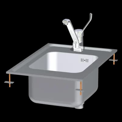 Unitate chiuvetă pentru drop-in - LAD-64