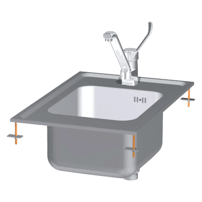 Unitate chiuvetă pentru drop-in - LAD-64