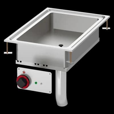 Tigaie de braisare multifuncțională fixă drop-in vas electric 11 l TOP 400 V - BRFD-64ET