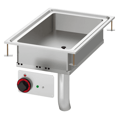 Tigaie de braisare multifuncțională fixă drop-in vas electric 11 l TOP 400 V - BRFD-64ET