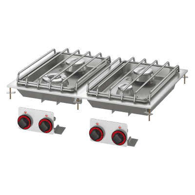 Mașină de gătit drop-in gaz 4x arzător - PCD-68G
