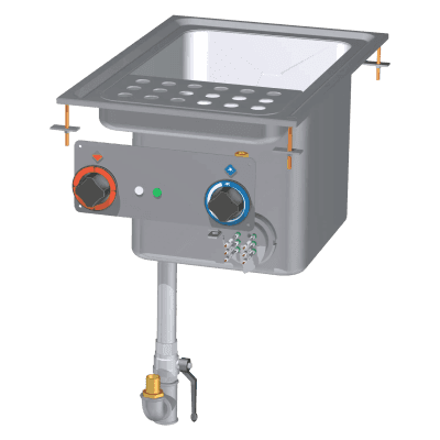 Fierbător paste drop-in electric 25 l fără dulap 400 V - CPD-64ET