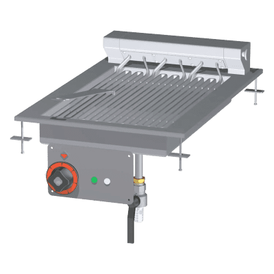 Grătar electric cu apă - CWKD-64ET