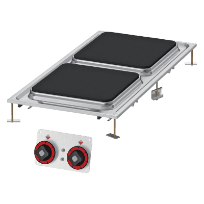 Mașină de gătit electric pătrat 2 zone - PCQD-84ET