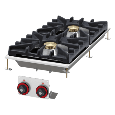 Mașină de gătit gaz 2 zone - PCD-84G