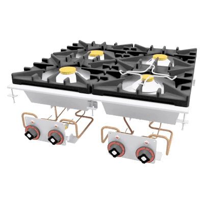 Mașină de gătit gaz 4 zone - PCD-88G