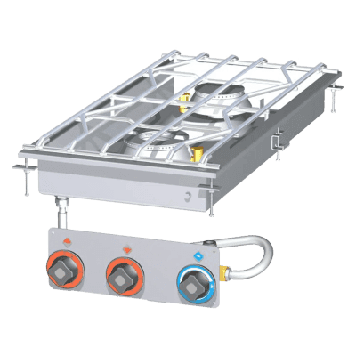 Mașină de gătit cu apă gaz 2 zone - PCAD-84G