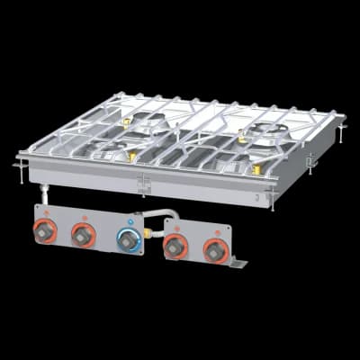 Mașină de gătit cu apă gaz 4 zone - PCAD-88G