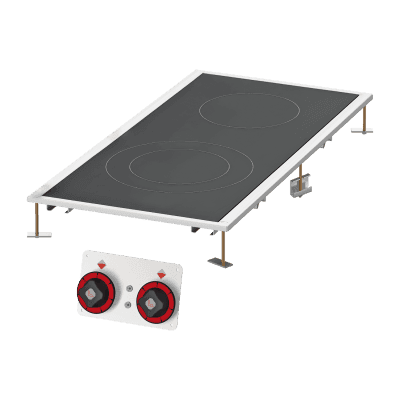 Mașină de gătit ceramică sticlă 2 zone - PCCD-84ET