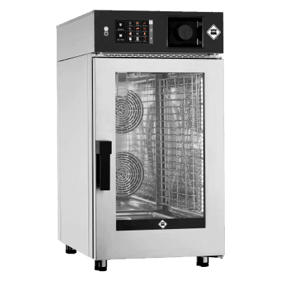 Cuptor cu convecție abur combi SLIM electric 10x GN 1/1 curățare automată boiler touch screen 7" 400 V - MSTBB 1011 E