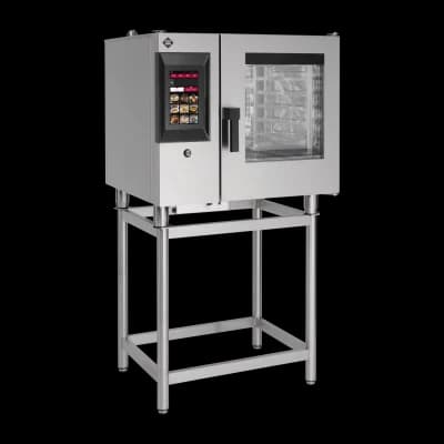 Cuptor cu convecție STEAMBOX pe gaz 6x GN 1/1 boiler ecran tactil color curățare automată ecran 10" - STMB 0611 G