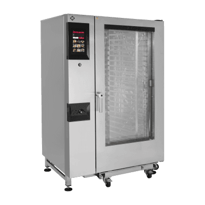 Cuptor cu convecție STEAMBOX electric 20x GN 2/1 boiler ecran tactil color curățare automată ecran 10" - STMB 2021 E