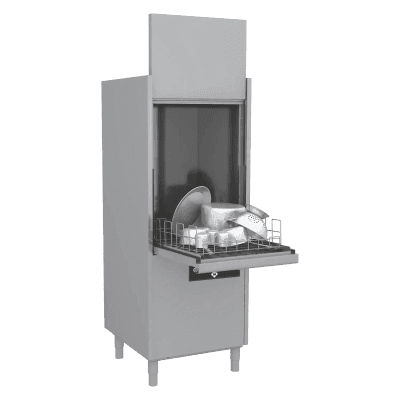 Mașină de spălat oale și tigăi perete dublu cu pompă de evacuare 55x61 - 400 V - S 157 P ABT