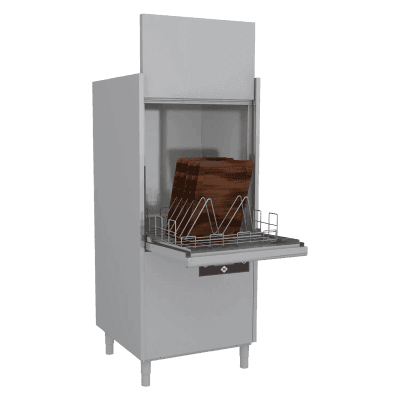 Mașină de spălat oale și tigăi perete dublu cu pompă de evacuare 70x70 - 400 V - S 202 P ABT