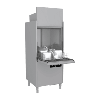 Mașină de spălat oale și tigăi perete dublu cu pompă de evacuare sistem recuperare căldură 70x70 - 400 V - S 202 REC ABT