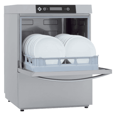 Mașină de spălat vase sub-tejghea dublu înveliș cu dedurizator 50x50 - 400 V - TTA 52 ABT