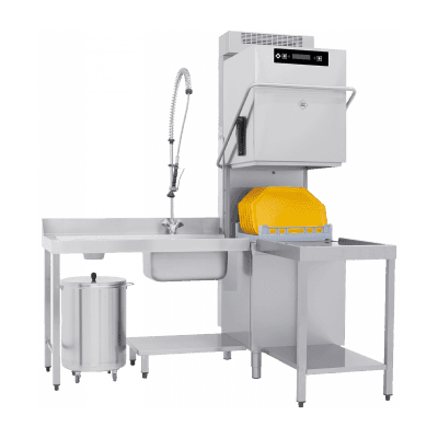 Mașină de spălat vase tip hotă dublu înveliș cu sistem de recuperare căldură 50x50 - 400 V - TT 112 REC ABT