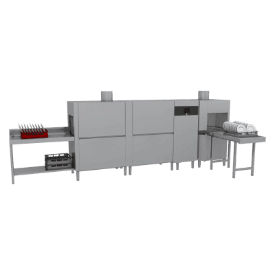 Mașină de spălat vase cu bandă transportoare 270, apă rece, ieșire dreapta, uscător colț, sistem recuperare căldură - XT 270 R XTRS XTRCO