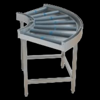Curbă cu role 90° cu bazin și picioare 110x110 cm - CTS 168