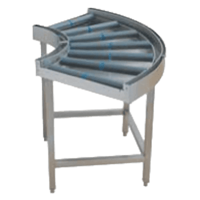 Curbă cu role 90° cu bazin și picioare 110x110 cm - CTS 168